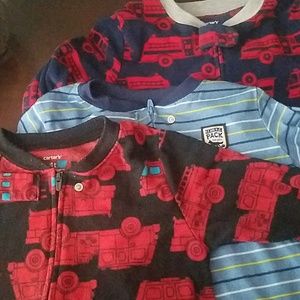 4t Carter one piece zip pajamas